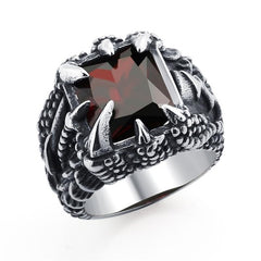 Punk Titanium Steel Ring for Men Jewelry Valknut Signet Ring Odin Symbol Norse Viking Biker Finger Ring Trendy Male Jewelry Gift
