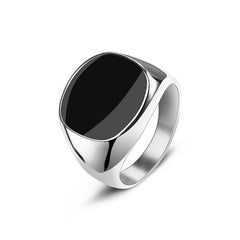 Punk Titanium Steel Ring for Men Jewelry Valknut Signet Ring Odin Symbol Norse Viking Biker Finger Ring Trendy Male Jewelry Gift