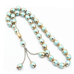 New Fashion 12mm Muslim Rosary Islamic Prayer Beads Tasbih Tassel Pendant 33 Beads Allah Mohammed Rosary for Women Men Bracelets