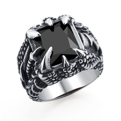 Punk Titanium Steel Ring for Men Jewelry Valknut Signet Ring Odin Symbol Norse Viking Biker Finger Ring Trendy Male Jewelry Gift
