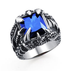 Punk Titanium Steel Ring for Men Jewelry Valknut Signet Ring Odin Symbol Norse Viking Biker Finger Ring Trendy Male Jewelry Gift