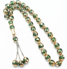 New Fashion 12mm Muslim Rosary Islamic Prayer Beads Tasbih Tassel Pendant 33 Beads Allah Mohammed Rosary for Women Men Bracelets
