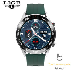 LIGE New Smart watch Men Full touch Screen Sports Fitness watch IP68 waterproof Bluetooth Suitable For Android ios Smart watch
