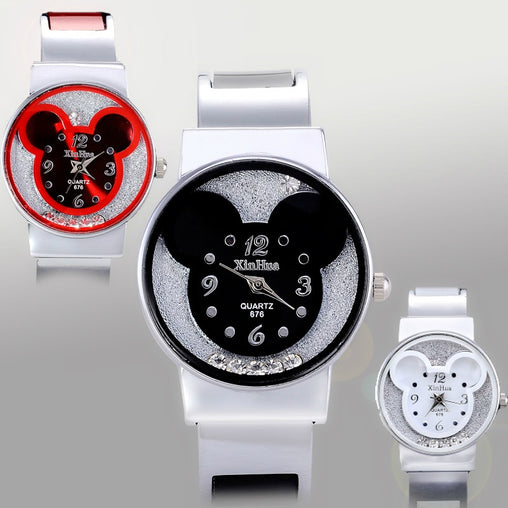 Beautiful Mickey  Mouse Design  Bracelet Watches