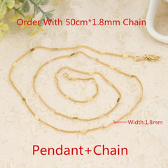Heart allah pendant Jewelry For Women 24K Gold Color Muslim Heart Allah Open Heart Pendant Necklace With Chain
